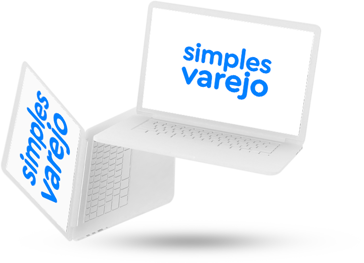 Computador com sistema Simples Varejo